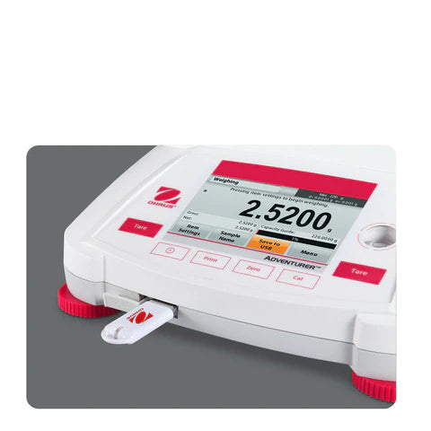 Ohaus 30100602 AX224 Adventurer AX Analytical Balance with Internal Calibration 220 g x 0.1 mg