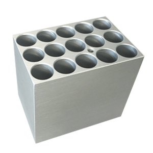 Benchmark BSH100-1213 Block, 15 x 12-13mm Tubes, 60mm Tall, No Lid