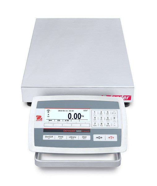 Ohaus D52P250RQV5 Defender 5000 Low Profile Bench Scale, 500 x 0.02 lbs with Warranty