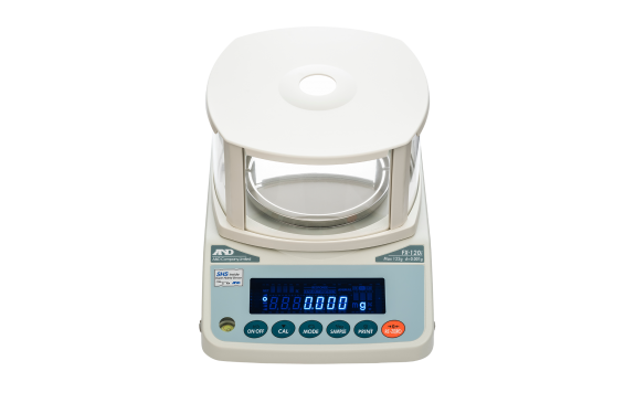 A&D Weighing FX-120iWP Precision Balance, 122g x 0.001g with External Calibration, IP65 with Warranty
