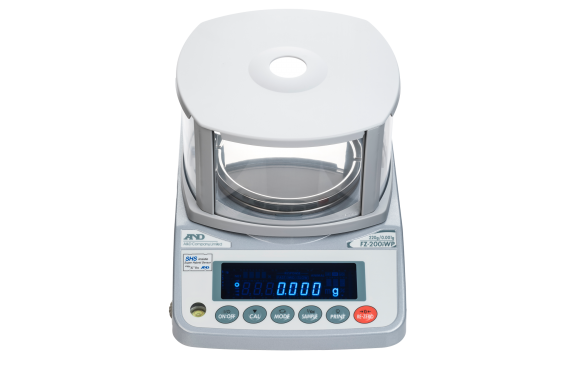 A&D Weighing FZ-120IWP Precision Balance, 122g x 0.001g with Internal Calibration, IP65 with Warranty