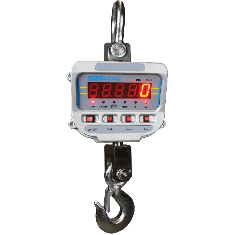 Adam Equipment IHS 20a 20000lb/10000kg, 5lb/2kg, IHS Crane Scale - 1 Year Warranty