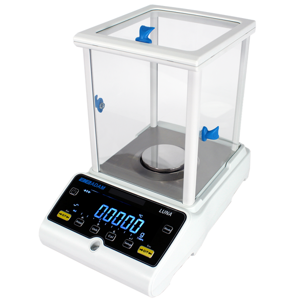 Adam Equipment LAB 124i Luna Analytical Balance, Internal Calibration, 120g x 0.0001 g