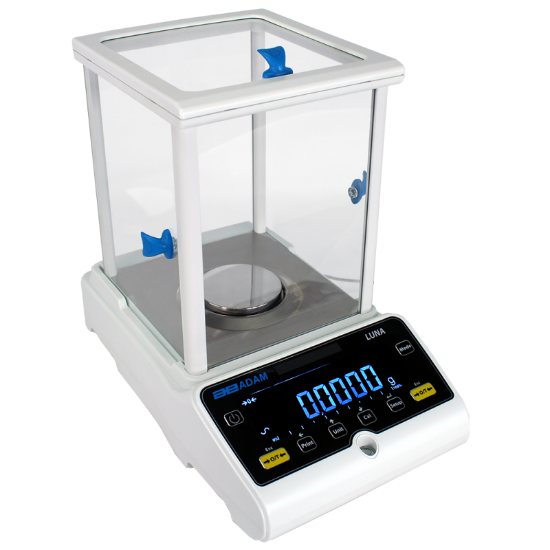 Adam Equipment LAB 84i Luna Analytical Balance, Internal Calibration, 80g x 0.0001 g