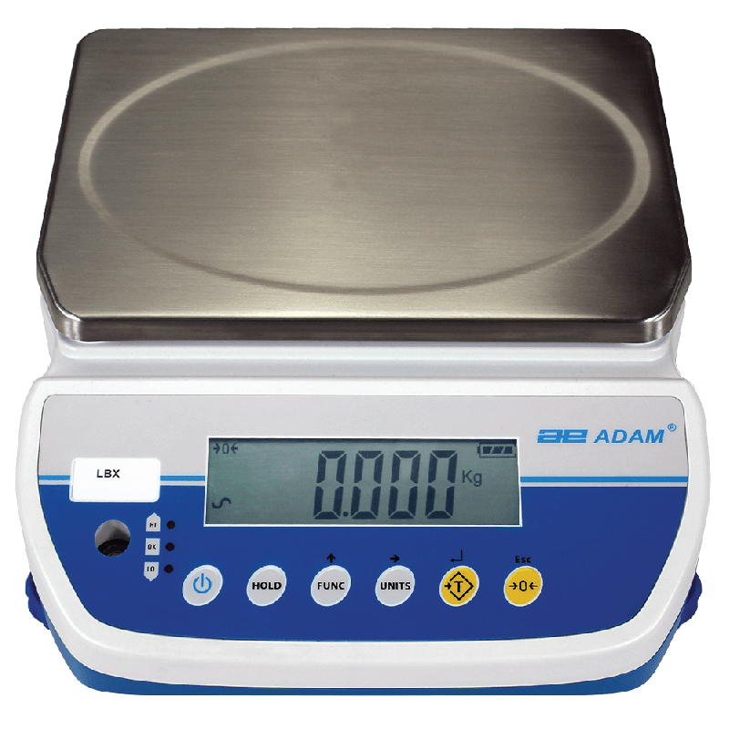 Adam Equipment LBX 12 25lb/12kg, 0.005lb/2g, Latitude Compact Bench Scale - 1 Year Warranty