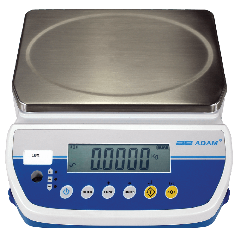 Adam Equipment LBX 3 6lb/3kg, 0.001lb/0.5g, Latitude Compact Bench Scale - 1 Year Warranty