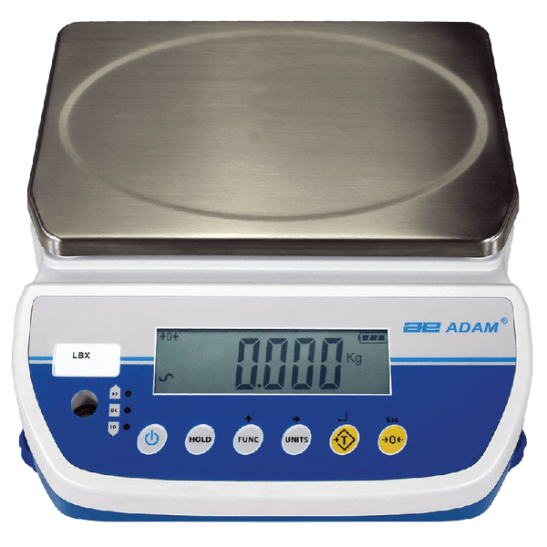 Adam Equipment LBX 6 12lb/6kg, 0.002lb/1g, Latitude Compact Bench Scale - 1 Year Warranty