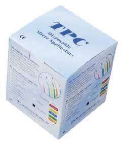 TPC Dental M6500-F (108) Micro Applicators 400/Bx Fine (2 X Yellow/ 2 X Blue) - 3 Cases
