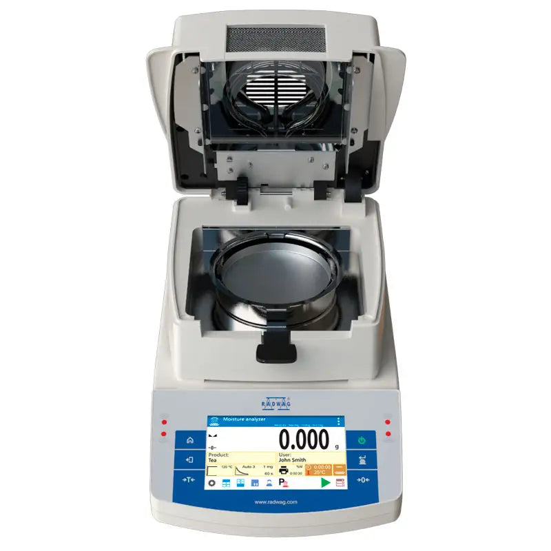 RADWAG MA 200/1.X2.A.WH halogen Moisture Analyzer with Automatic Chamber 200 g x 0.1 mg