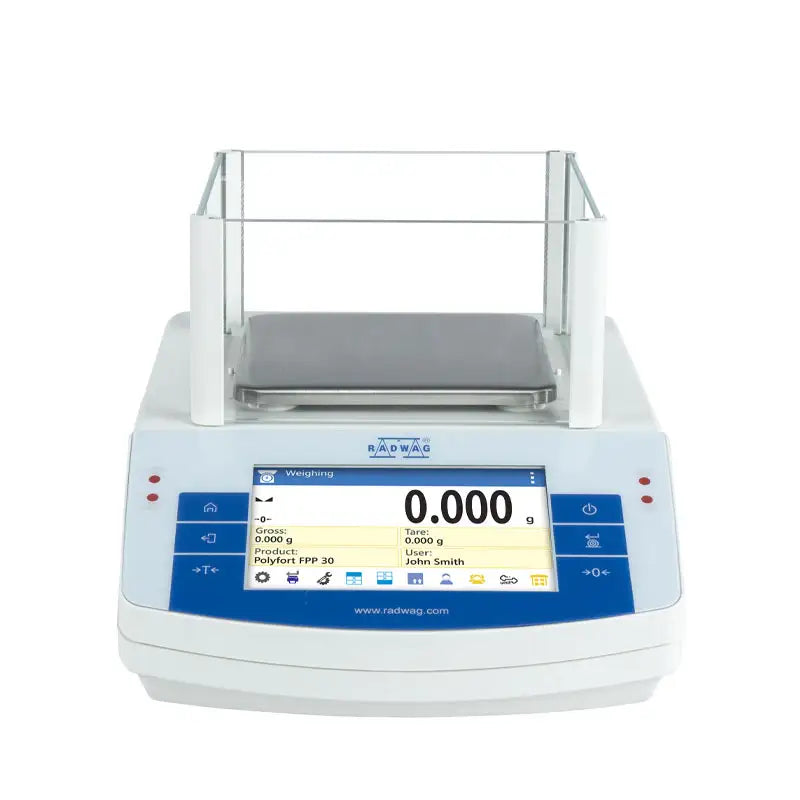 Radwag PS 3000.X2 Precision Balance, 3000 g Capacity, 0.001 g Readability