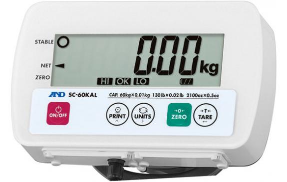 A&D Weighing SC-150KAL 330 lb x 0.05 lb / 150 kg x 0.02 kg