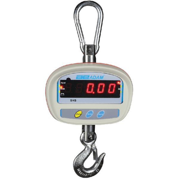 Adam Equipment SHS 100a 100lb/50kg, 0.02lb/0.01kg, SHS Crane Scale - 12 Month Warranty