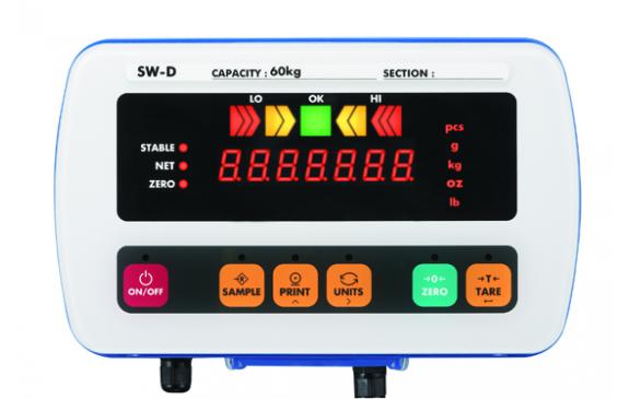 A&D Weighing SW-15KM 33 lb x 0.005 lb / 15 kg x 0.002 kg