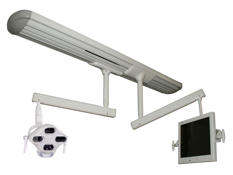 Flight Dental System TL-1006I IRIS LED Dual Mount Track Light (Light and Monitor Mount)