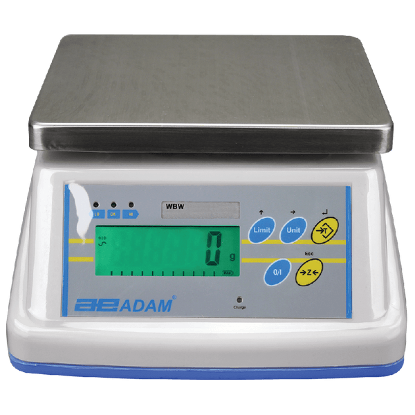 ADAM EQUIPMENT WBW 30AM WASHDOWN SCALE 30 LB X 0.01 LB, NTEP, CLASS III