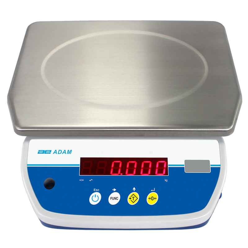 Adam Equipment ABW 32 70lb/32kg Capacity, 0.01lb/5g Readability, Washdown Scale