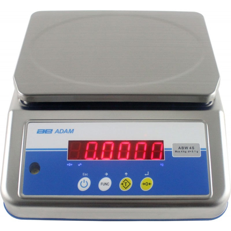 Adam Equipment ABW 4S Aqua Stainless Steel Washdown Scales