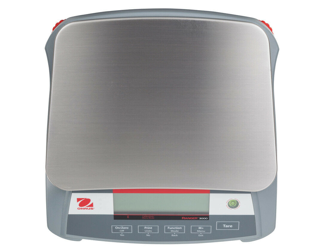 Ohaus 30031711 Ranger 3000 Compact Bench Scale 60 x 0.002 lb and Legal for Trade 60 x 0.02 lb