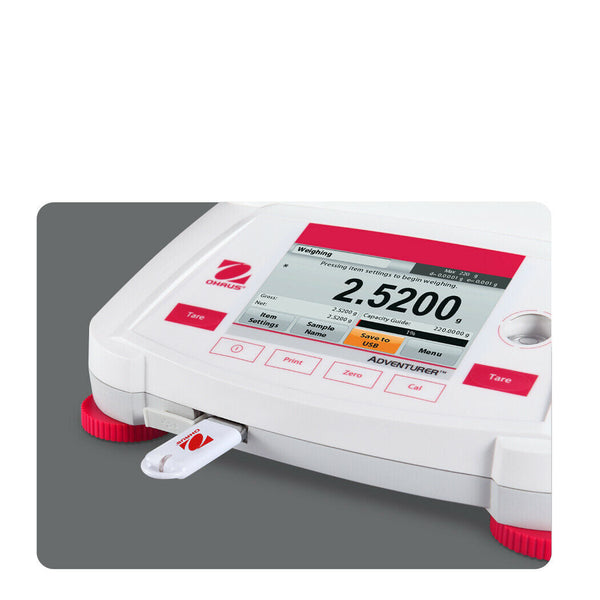 Ohaus 30100612 AX1502-E Adventurer AX Precision Balance with External Calibration 1520 x 0.01 g