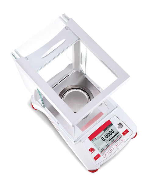 Ohaus 30100601 AX124-E Adventurer AX Analytical Balance with External Calibration 120 g x 0.1 mg