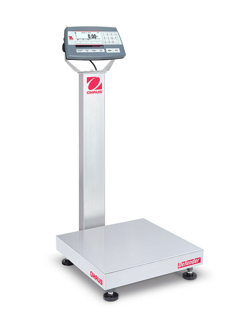 Ohaus D52XW500RQV3 Defender 5000 Standard Bench Scale, 1,000 x 0.05 lbs with Warranty