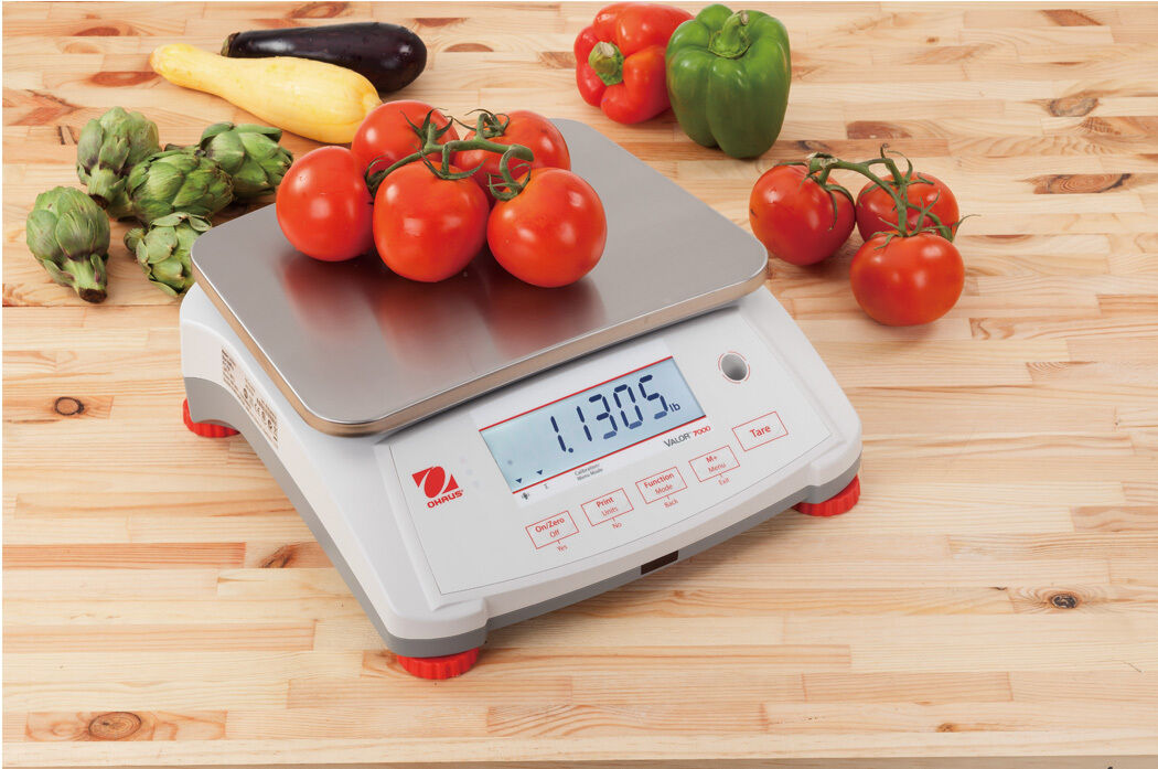 Ohaus 30031831 V71P30T Valor 7000 Compact Bench Scale 60 lb x 0.002 lb and Legal for Trade 60 lb x 0.02 lb