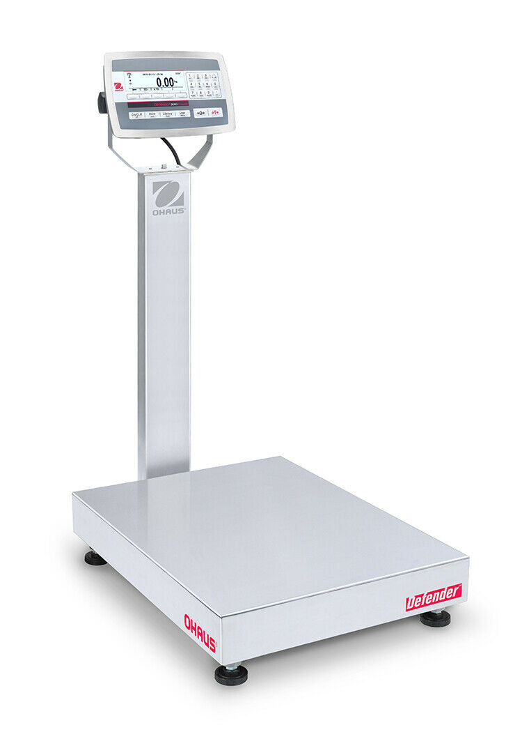 Ohaus D52XW250WTX7 Defender 5000 Washdown Bench Scale, 500 x 0.02 lbs with Warranty