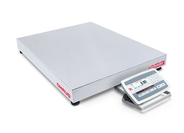 Ohaus 30467606 D52P250RQV5 Defender 5000 Low Profile Bench Scale, 500lb Capacity, 0.02/0.1lb Readability