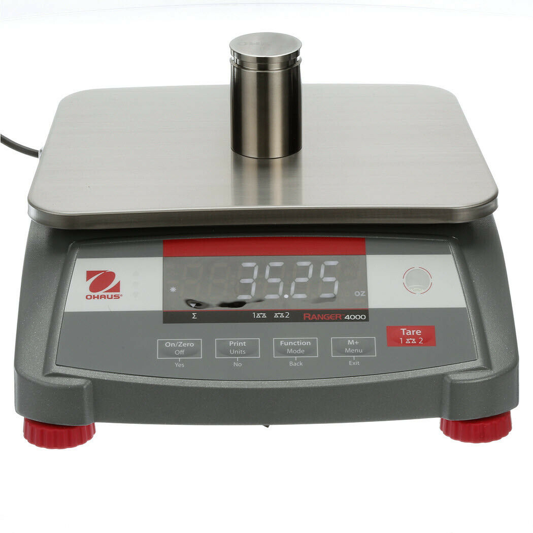 Ohaus 30236775 R41ME3 - Ranger 4000 Compact Bench Scale 6 x 0.0002 lb and Legal for Trade 6 x 0.002 lb