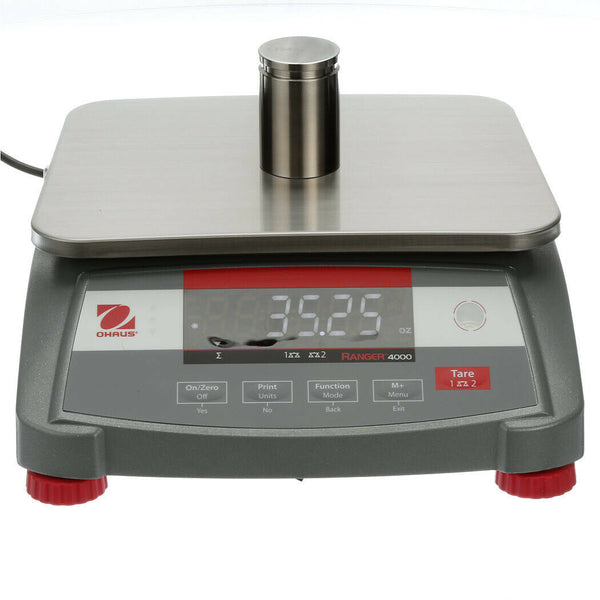 Ohaus 30236775 R41ME3 - Ranger 4000 Compact Bench Scale 6 x 0.0002 lb and Legal for Trade 6 x 0.002 lb