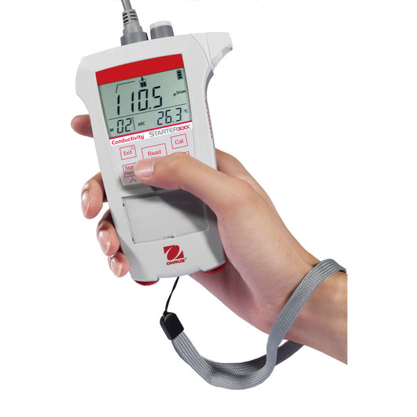 Ohaus 30092000 ST300C-B Starter Series Portable Water Conductivity Analysis Meter