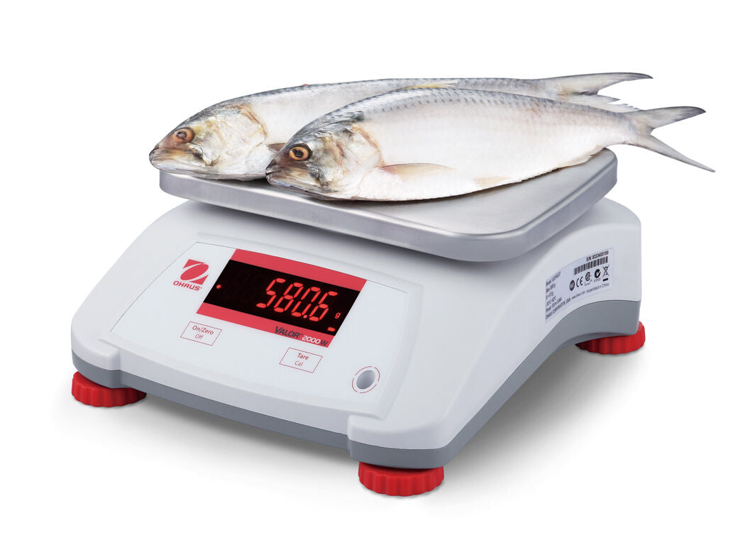 OHAUS VALOR V22PWE1501T 1500g 0.2g WATER RESISTANT COMPACT FOOD SCALE 2YR WARRANTY