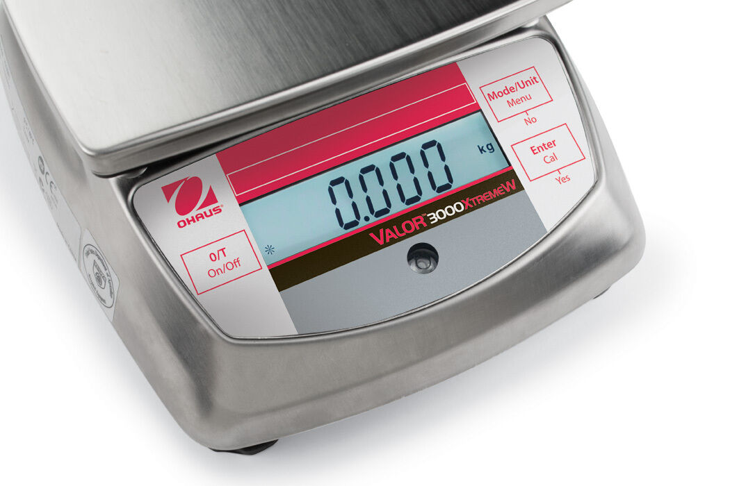 OHAUS VALOR V31X3 3000g 1g STAINLESS STEEL COMPACT PRECISION FOOD SCALE WRNTY