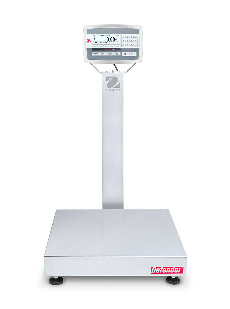 Ohaus D52XW125WQV8 Defender 5000 Washdown Bench Scale, 250 x 0.01 lbs with Warranty