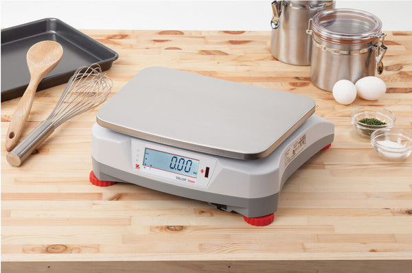 Ohaus 30031831 V71P30T Valor 7000 Compact Bench Scale 60 lb x 0.002 lb and Legal for Trade 60 lb x 0.02 lb