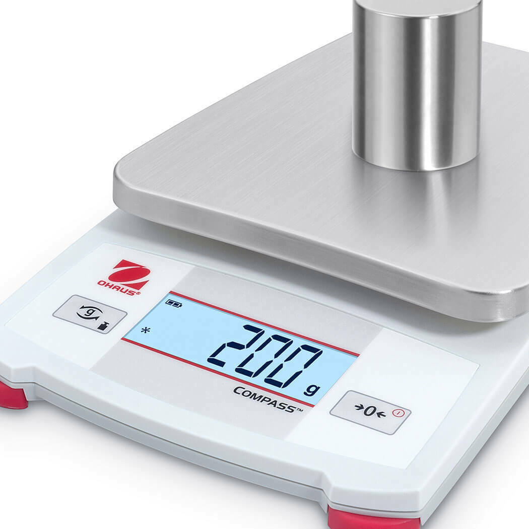 Ohaus 30467747 CX2200P Compass CX Compact Scale with Postal Chart - 2200 g x 1 g