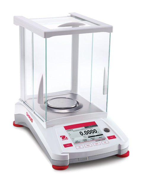 Ohaus 30100630 AX224N Adventurer AX Analytical Balance with Internal Calibration 220 g x 0.1 mg Legal for Trade 220 g x 1 mg