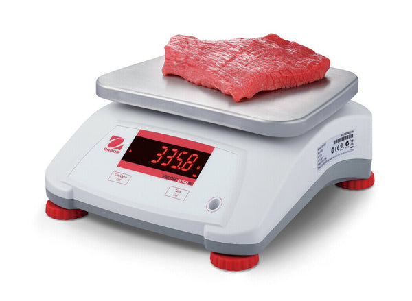 Ohaus 30251704 V22PWE30T Valor 2000 Compact Washdown Scale (30251704) - 60 x 0.01 lb