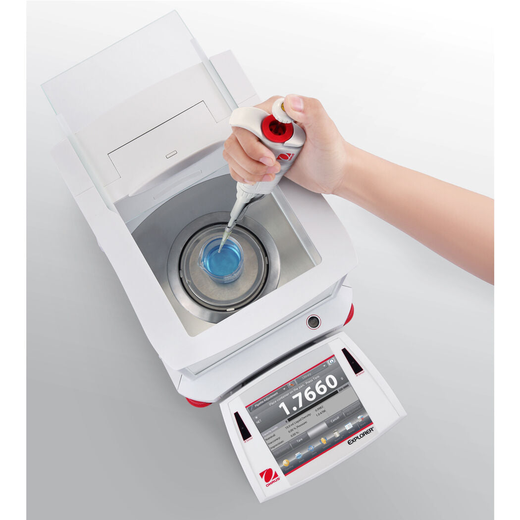 Ohaus 83021337 EX324N Explorer Analytical Balance - 320 g x 0.1 mg and Legal for Trade 320g x 1 mg