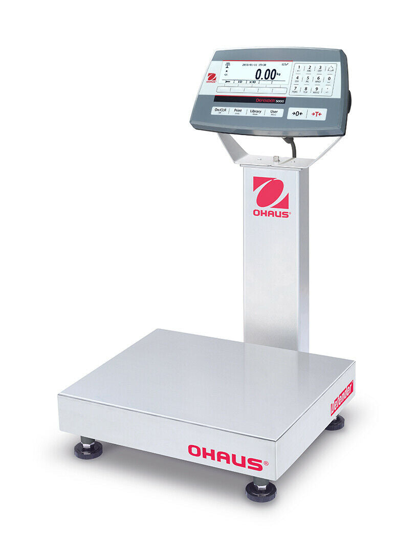 Ohaus D52XW25RQR1 Defender 5000 Standard Bench Scale, 50 x 0.002 lbs with Warranty