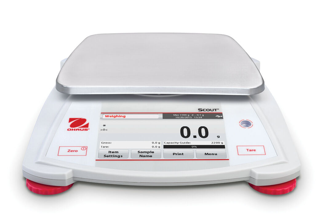 OHAUS Scout STX2201 Capacity 2200g Portable Balance Scale 2 Year Warranty