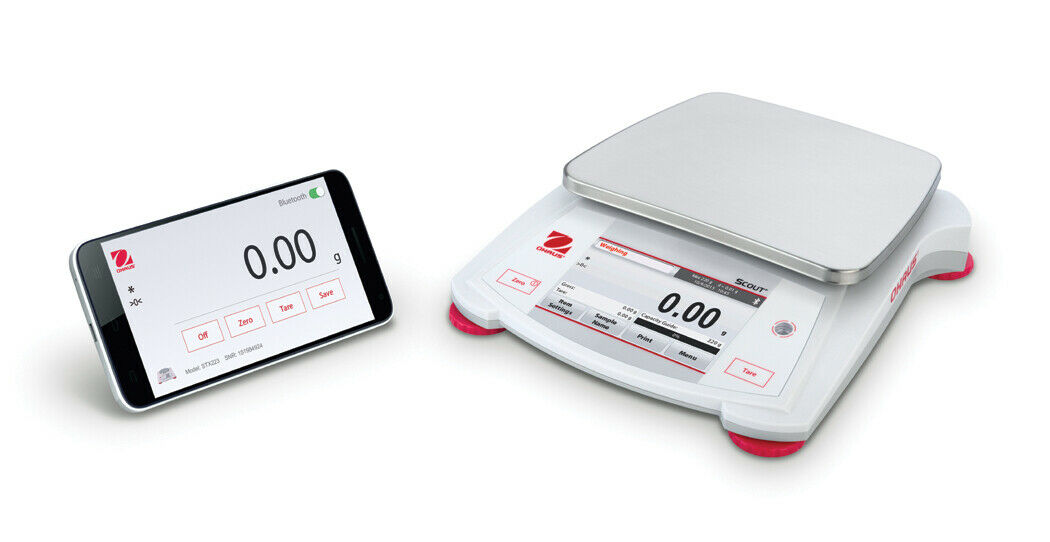 OHAUS Scout STX2202 Capacity 2200g Portable Balance Scale 2 Year Warranty