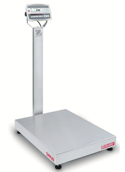 Ohaus 30461630 D52P12RQR1 Defender 5000 Bench Scale, 25lb Capacity, 0.001/0.005lb Readability