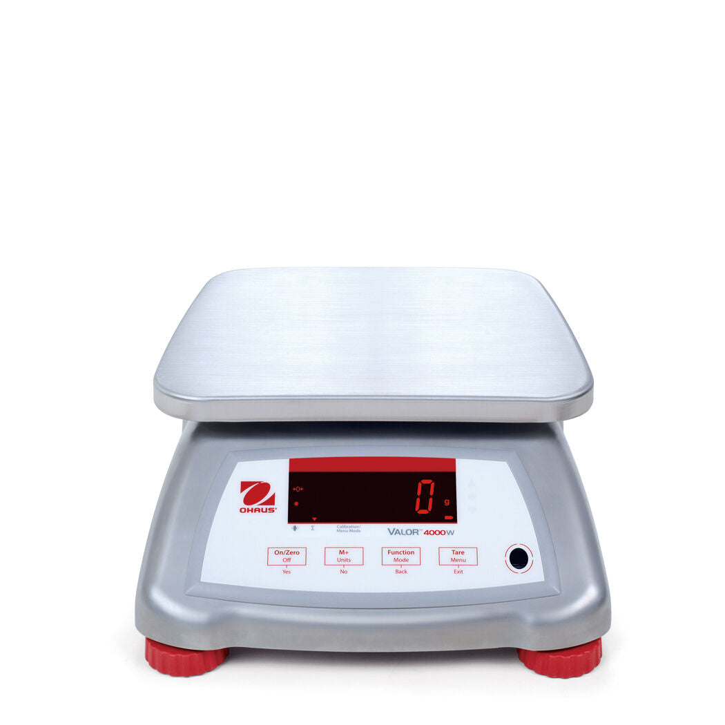 OHAUS VALOR V41XWE6T 6000g 1g WATER RESISTANT COMPACT FOOD SCALE 2Y WARRANTY NTEP