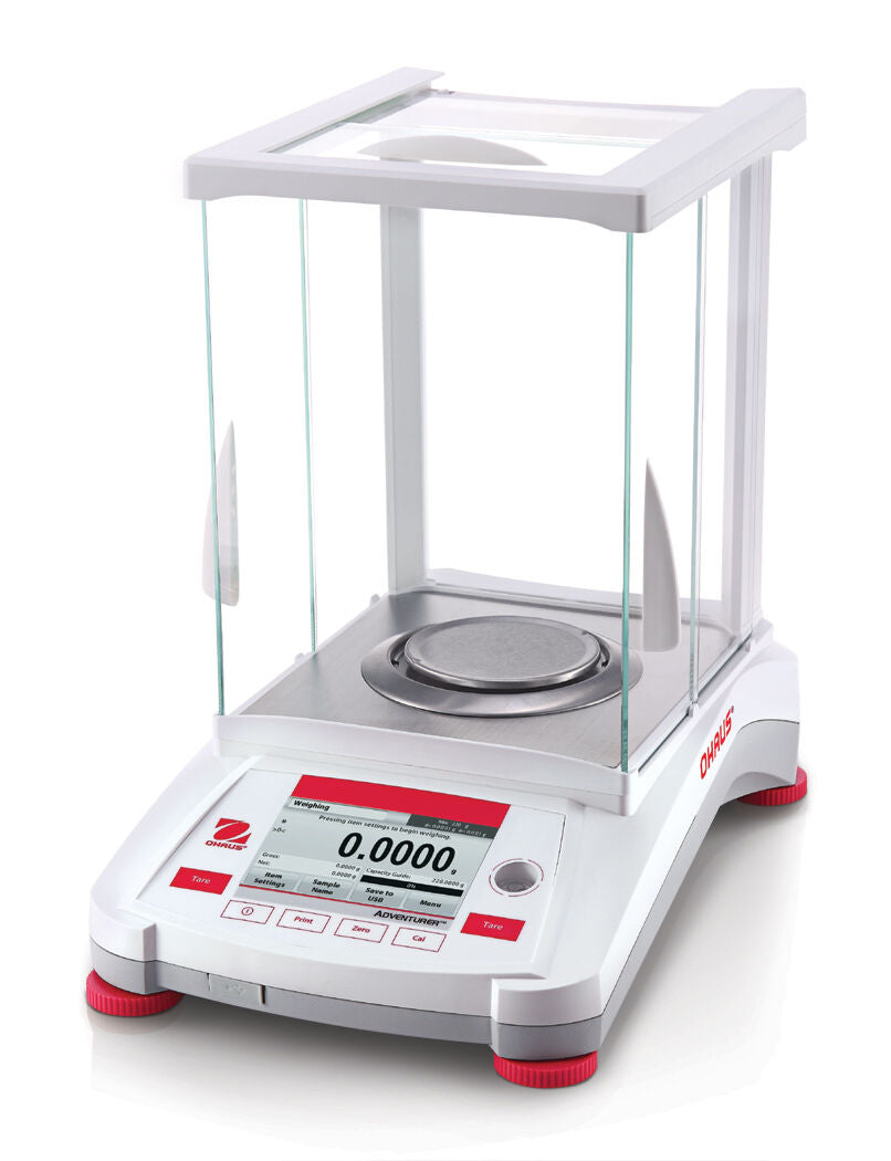 Ohaus 30100630 AX224N Adventurer AX Analytical Balance with Internal Calibration 220 g x 0.1 mg Legal for Trade 220 g x 1 mg