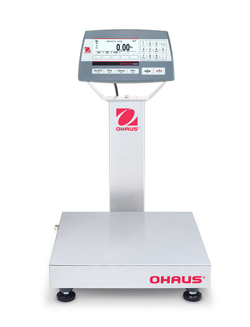 Ohaus D52XW50RQR1 Defender 5000 Standard Bench Scale, 100 x 0.005 lbs with Warranty