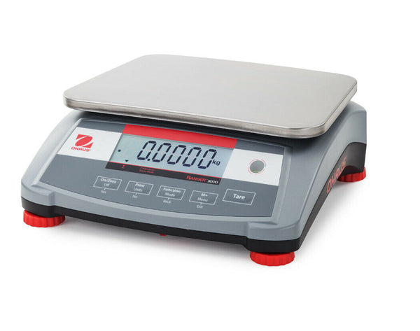 Ohaus 30031711 Ranger 3000 Compact Bench Scale 60 x 0.002 lb and Legal for Trade 60 x 0.02 lb