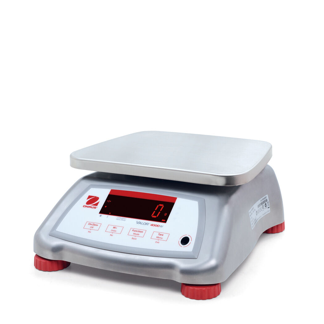 OHAUS VALOR V41XWE6T 6000g 1g WATER RESISTANT COMPACT FOOD SCALE 2Y WARRANTY NTEP