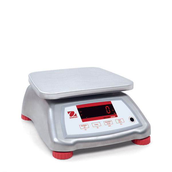 OHAUS VALOR V22XWE15T 15kg 2g WATER RESISTANT COMPACT FOOD SCALE 2YWARRANTY