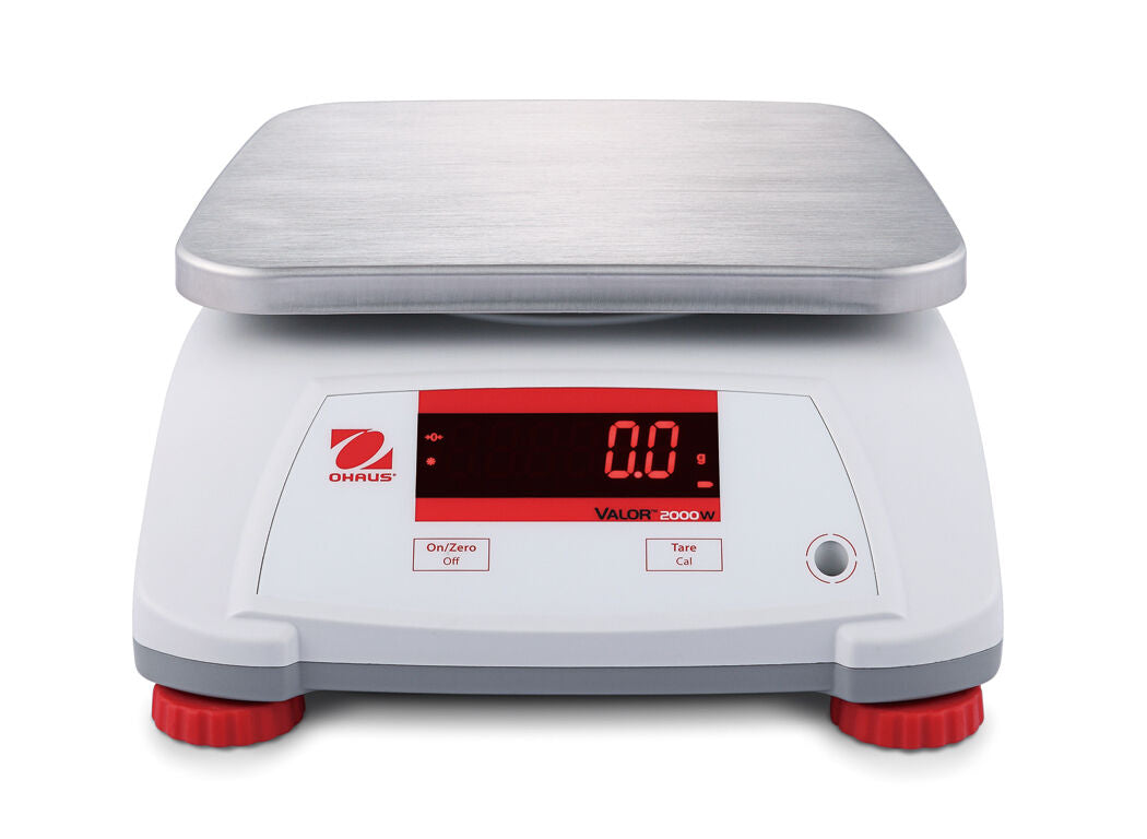 OHAUS VALOR V22PWE1501T 1500g 0.2g WATER RESISTANT COMPACT FOOD SCALE 2YR WARRANTY